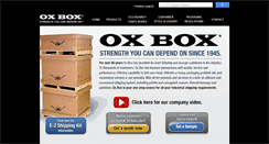 Desktop Screenshot of oxbox.com