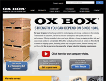 Tablet Screenshot of oxbox.com